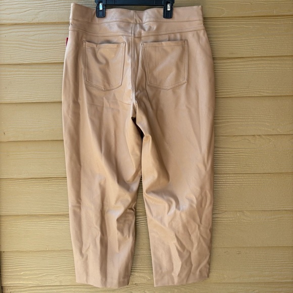 Spanx NWT Faux Leather Pull-On Pants in Toffee Size XL Petite - Picture 7 of 9